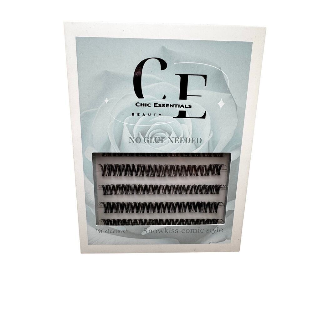 NWT Chic Essentials 96 Clusters Snowkiss-comic style false eyelashes
